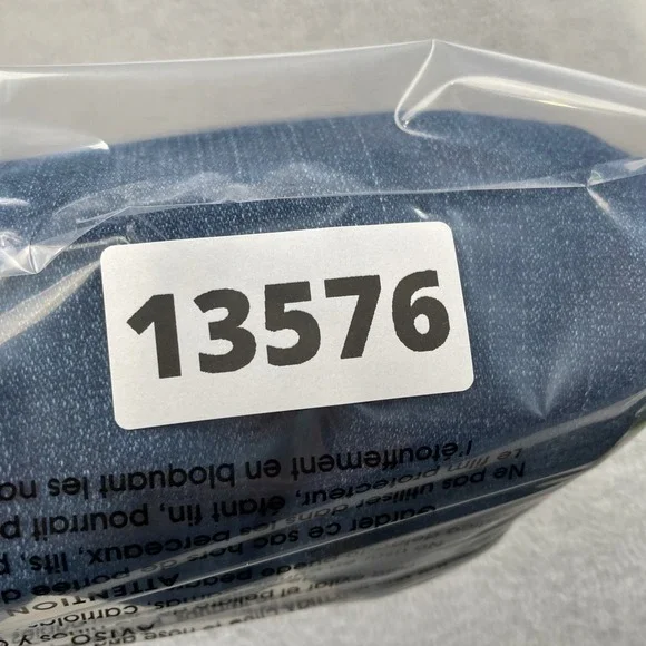 7 For All Mankind Jeans Mens 34 Blue Slimmy Slim Fit Stretch Denim Made in USA - Picture 10 of 10